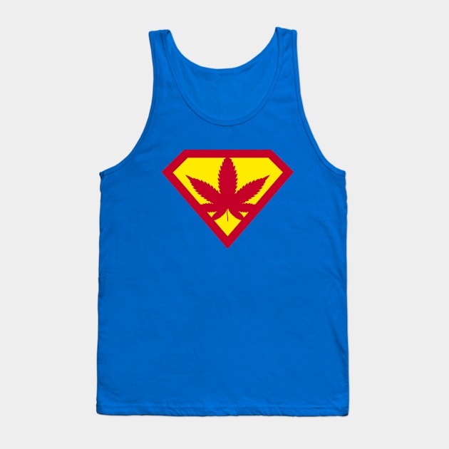 Super Cannabis Tank Top by bendiablo